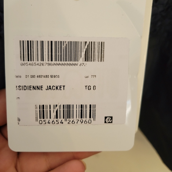 Moncler Obsidienne lace eyelet jacket NWT size 0/xs - Picture 10 of 12